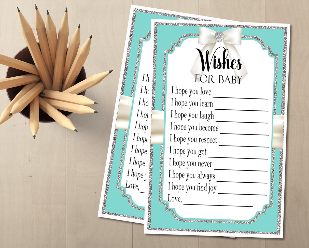 Baby & Co. Baby Shower Wish Cards