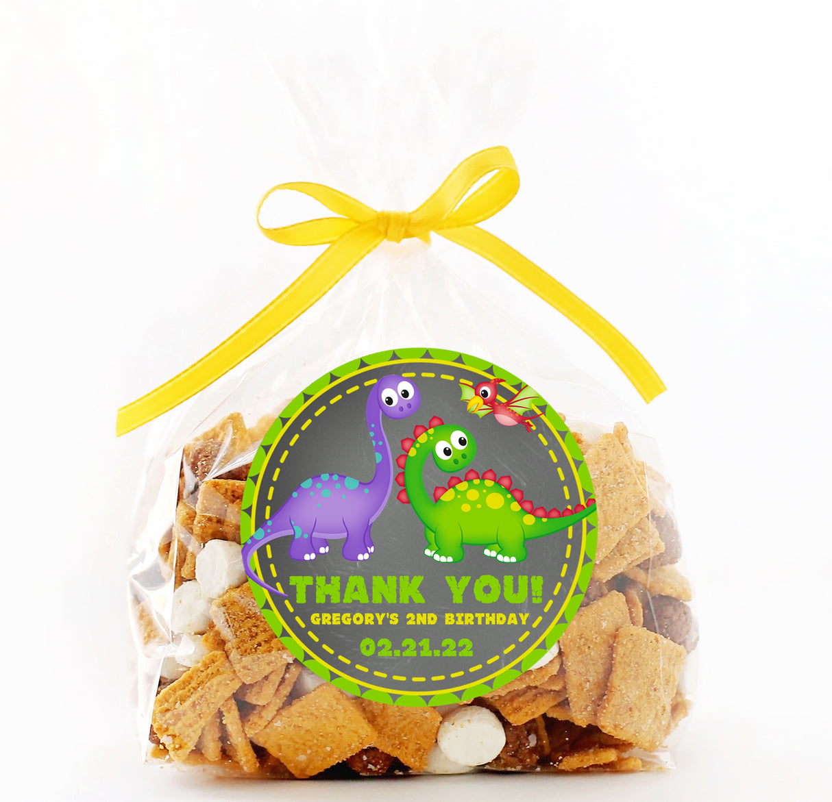 Dinosaur Birthday Stickers