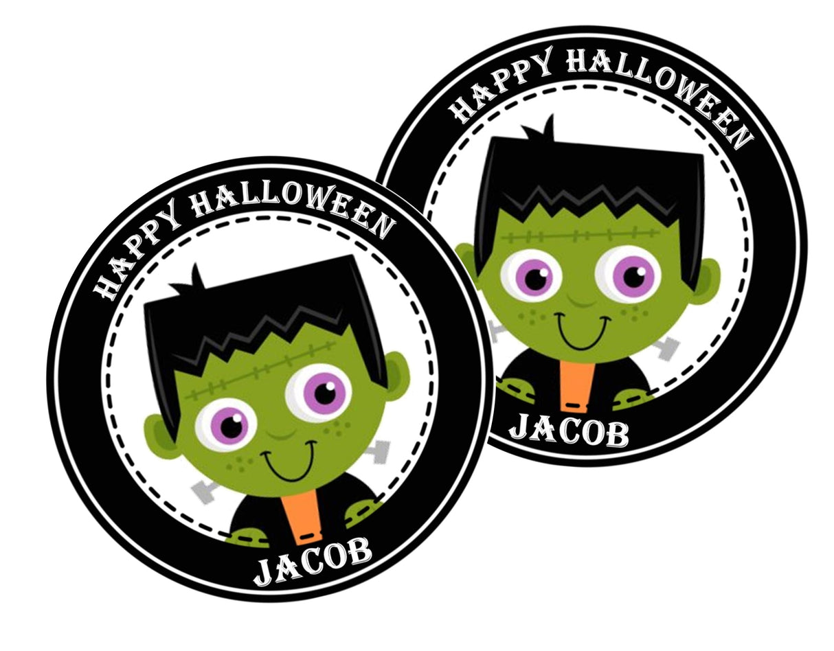 Frankenstein Halloween Stickers