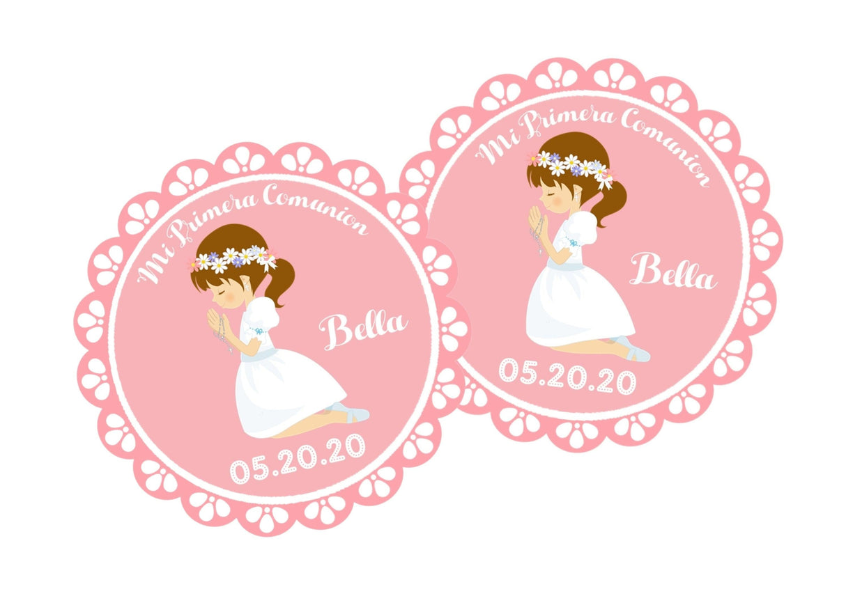 Girls First Communion Stickers