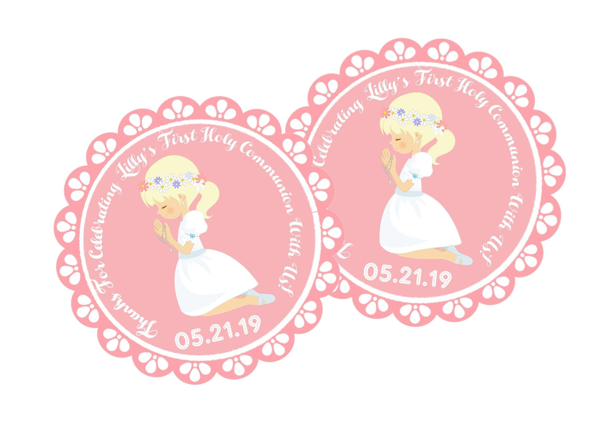 Girls First Communion Stickers