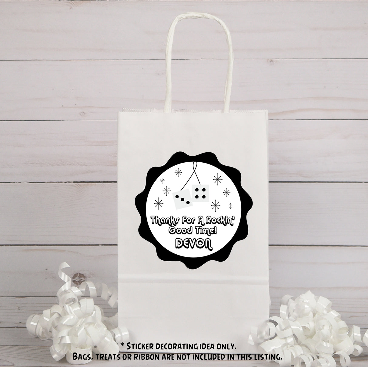 Mid-century retro rock and roll label