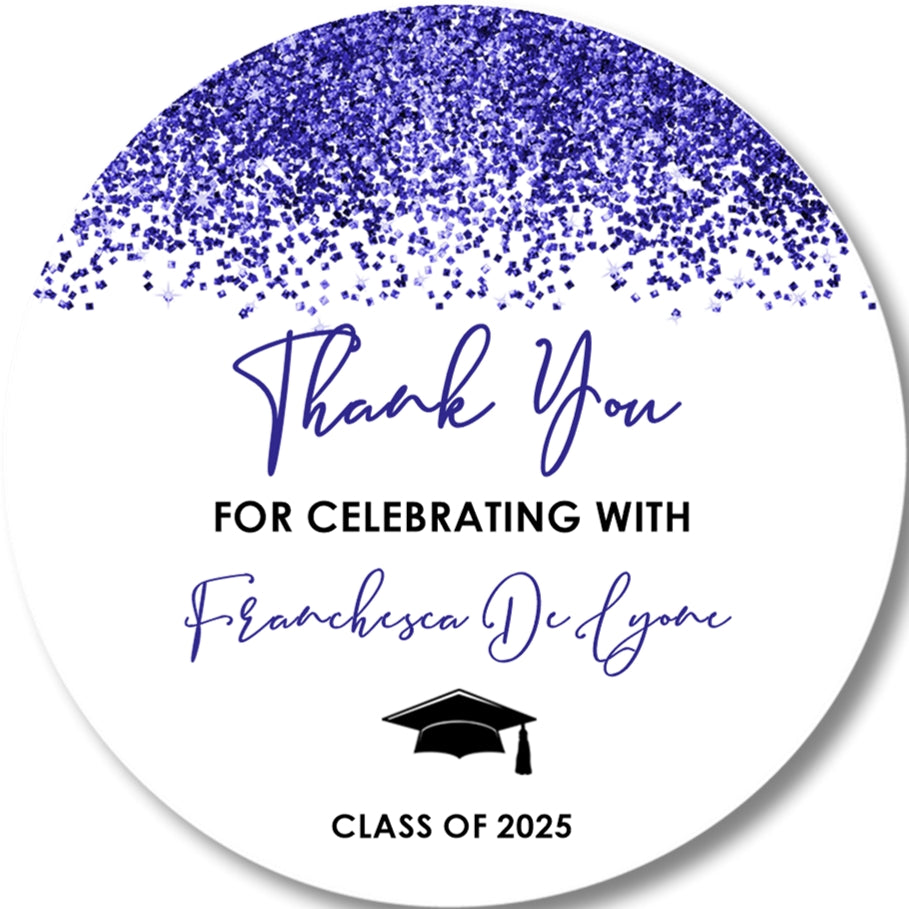 Confetti Graduation Stickers