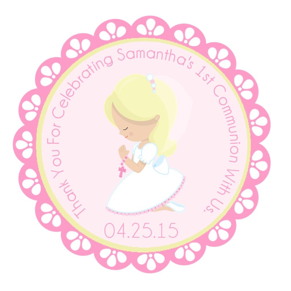 Girls First Communion Stickers