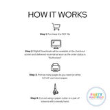 Pink & Mint Chevron Diaper Raffle Tickets