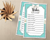 Baby & Co. Baby Shower Wish Cards