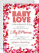 Baby Love Valentine's Day Baby Shower Invitations