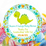 Dinosaur Baby Shower Stickers