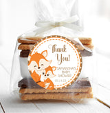 Fox Baby Shower Stickers