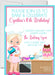 Baking Birthday Party Invitations