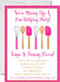 Baking Birthday Party Invitations