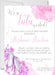 Ballet Baby Shower Invitations