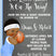 Basketball Baby Shower Invitations