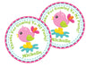 Bird Birthday Party Stickers