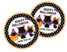 Black Cat Halloween Stickers