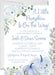 Blue Fall Pumpkin Baby Shower Invitations