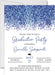 Blue Graduation Party Invitations