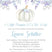 Blue lavender baby shower invitation