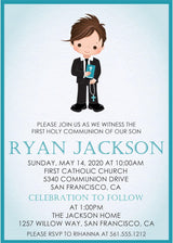 Boys First Communion Invitations