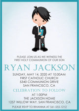 Boys First Communion Invitations