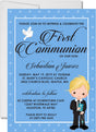 Boys First Communion Invitations