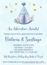 Boys Tribal Baby Shower Invitations