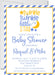 Boys Twinkle Little Star Baby Shower Invitations