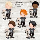 Boys Skateboard characters