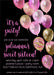 Bright Pink, Gold And Black Balloon Sweet 16 Party Invitations