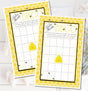 Bumble Bee Baby Shower Bingo Cards