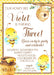 Bumble Bee Birthday Party Invitations