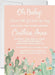 Cactus Baby Shower Invitations