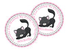 Cat Birthday Party Stickers