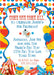 Circus Birthday Party Invitations