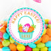 Colorful Easter Basket Stickers