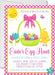 Colorful Easter Egg Hunt Invitations