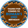 Cookie Monster Birthday Stickers