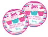 Cupcake Valentine's Day Stickers