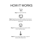 Pink, Black & White Diaper Raffle Tickets