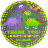 Dinosaur Birthday Stickers