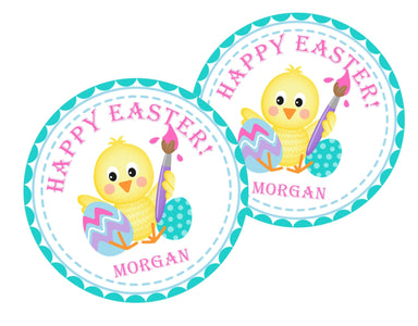 Easter Chick Stickers