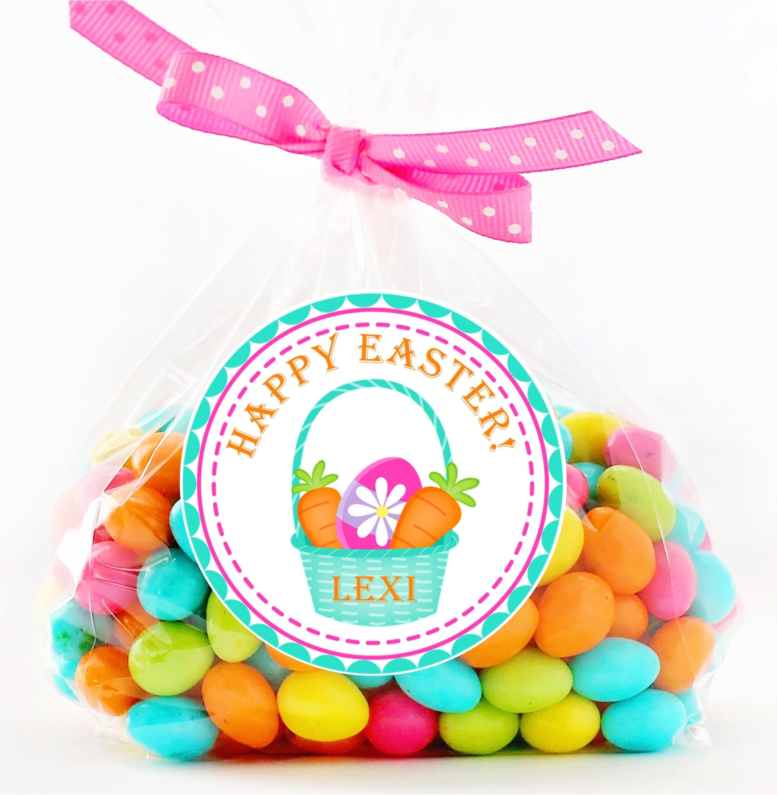 Colorful Easter Basket Stickers