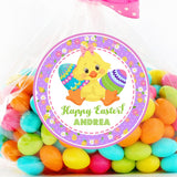 Girls Easter Chick Stickers