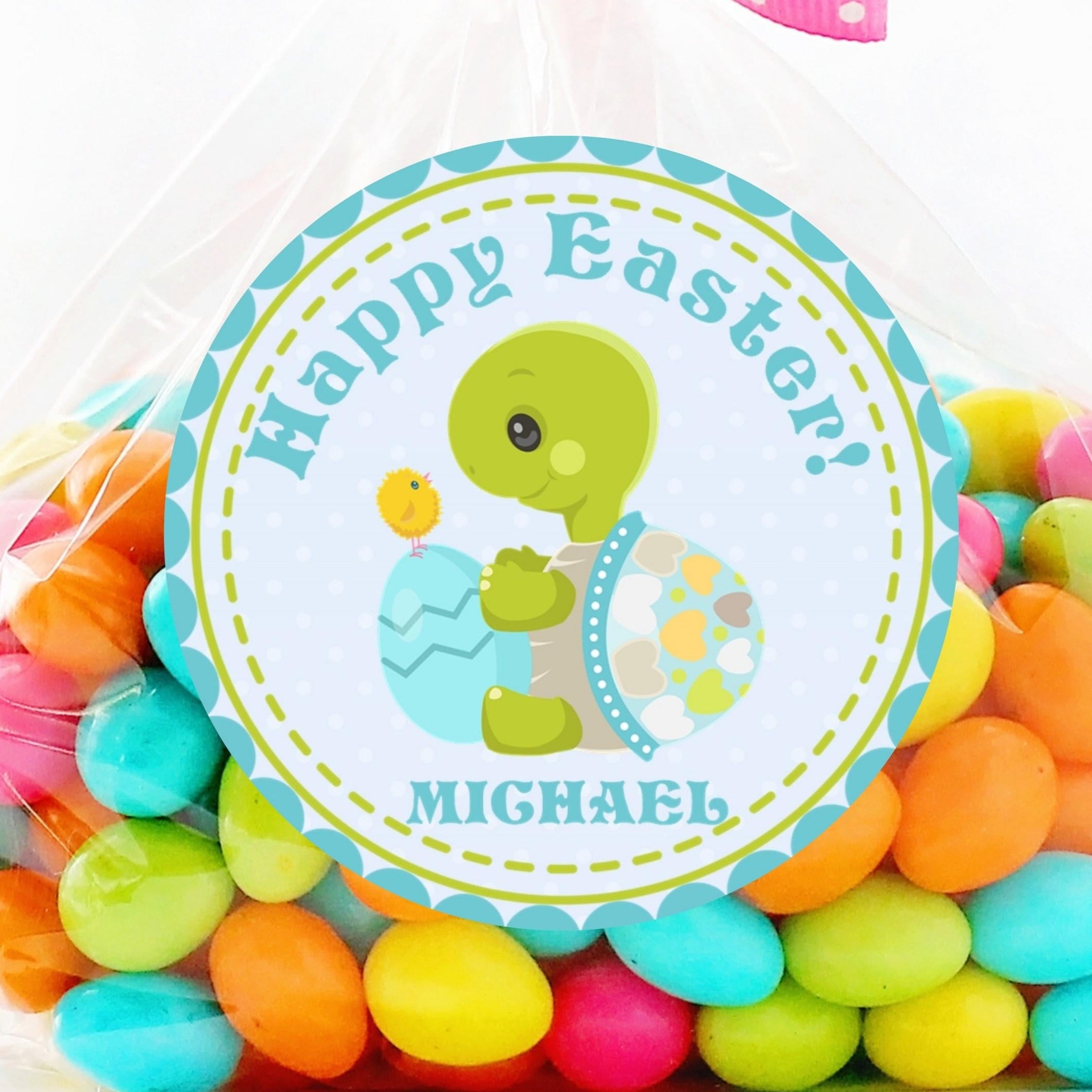 Boys Blue and Green Easter Stickers