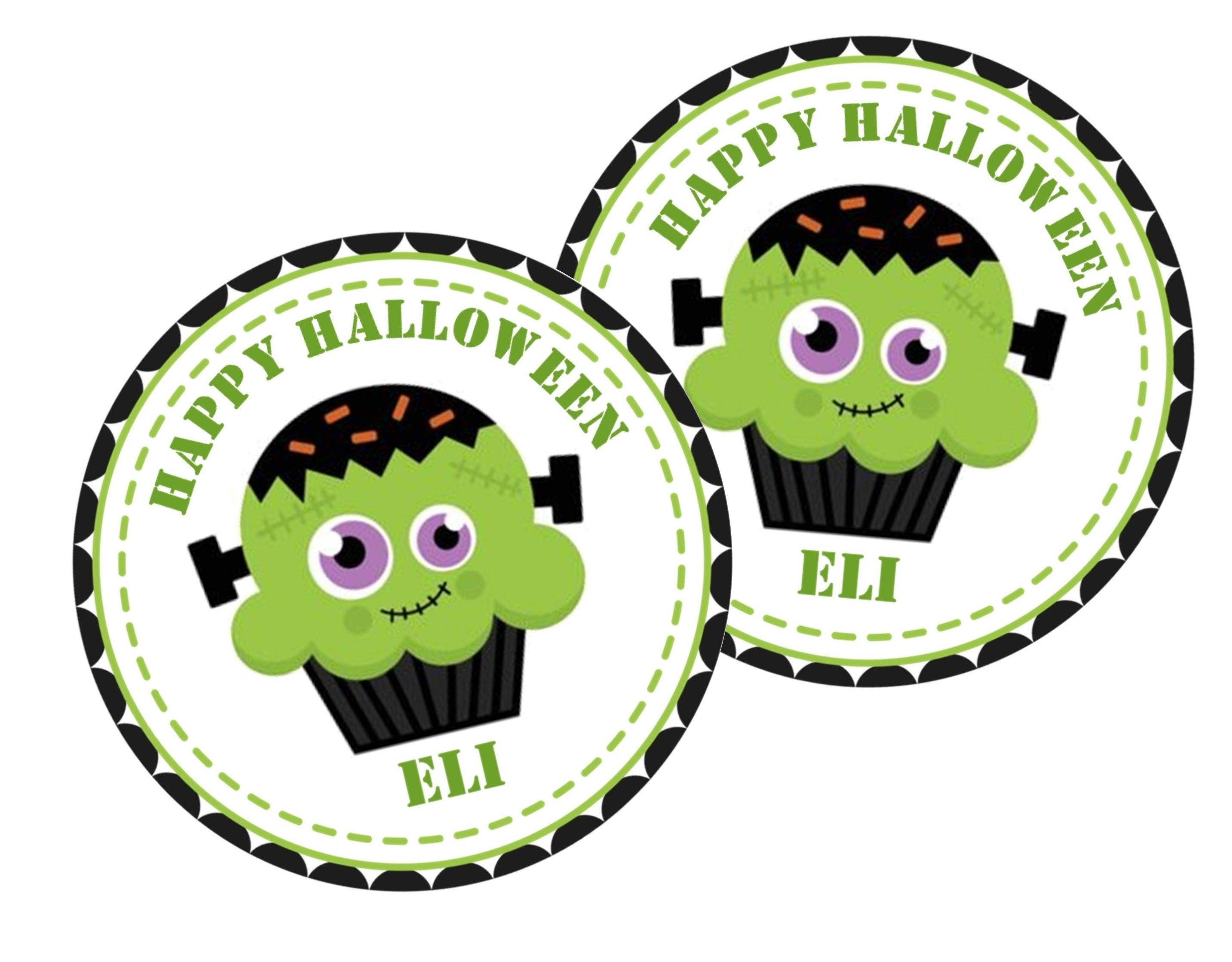 Frankenstein Halloween Stickers