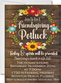 Friendsgiving Potluck Invitations