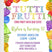 Fruit birthday party invitations