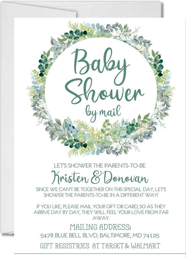 Gender Neutral Baby Shower By Mail Invitations