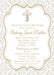 Gender Neutral Baptism Invitations