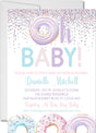 Gender Neutral Donut Baby Shower Invitations